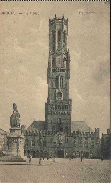 Bruges BRUGGE Belgie Beffroi Halletoren