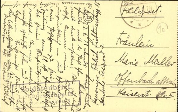 Gand Belgien Hotel de Ville Feldpost – Bild 2