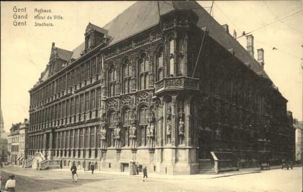 Gand Belgien Gent Rathaus