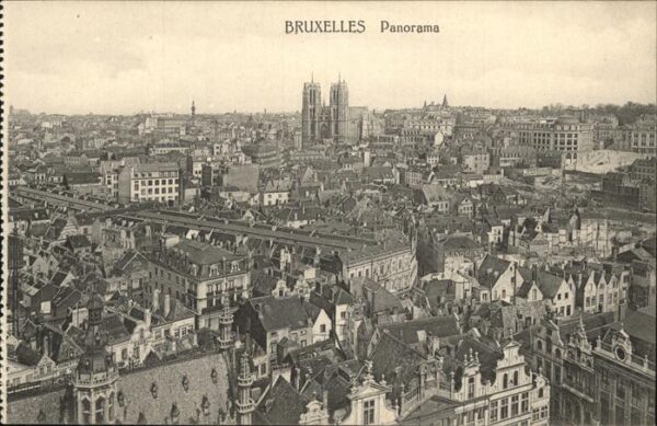 Bruxelles Bruessel Panorama