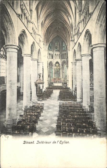 Dinant Wallonie Interieur Eglise