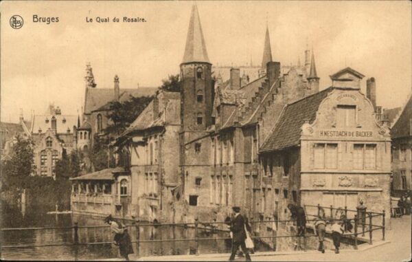 Bruges BRUGGE Belgie Quai du Rosaire
