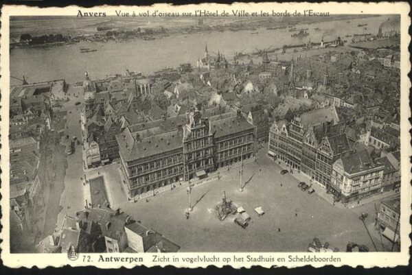 Antwerpen Anvers Flugaufnahme Scheldeboorden