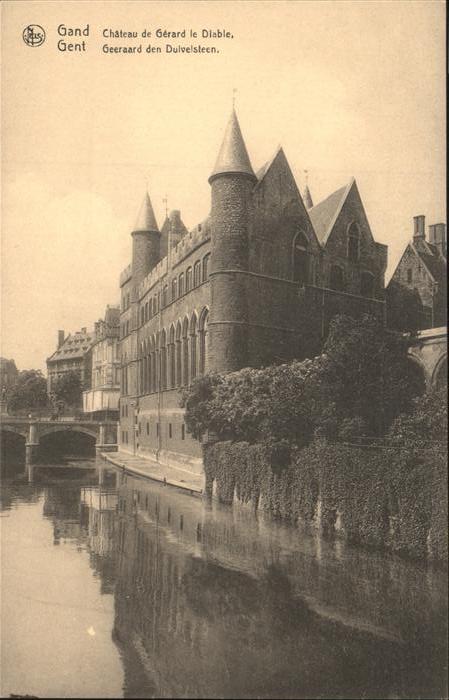 Gand Belgien Gent Chateau Gerard le Diable