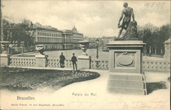 Bruxelles Bruessel Palais du Roi Denkmal