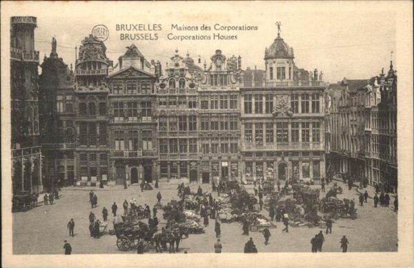 Bruxelles Bruessel Maisons des Corporations