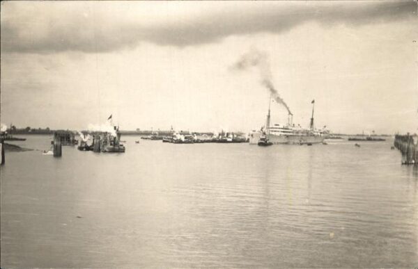 Antwerpen Anvers Hafen Dampfschiff
