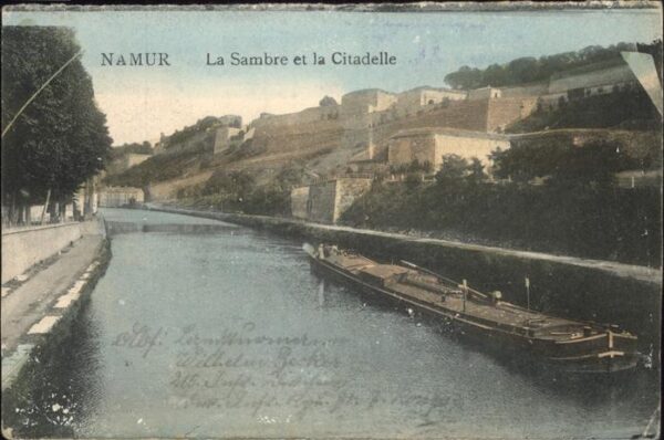 Namur Wallonie Sambre et la Citadelle