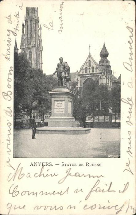 Anvers Antwerpen Statue de Rubens
