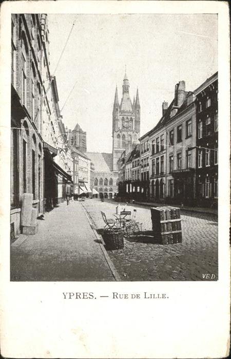Ypern Ypres Rue de Lille