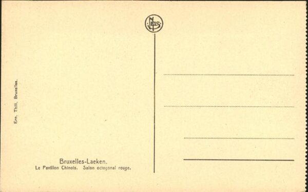 Bruxelles Bruessel Laeken Pavillon Chinois – Bild 2