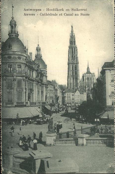 Antwerpen Anvers Hoofdkerk Suikerrui