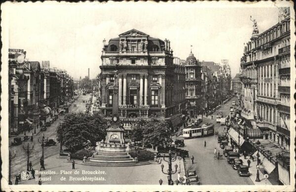 Bruxelles Bruessel Place Brouckere Strassenbahn