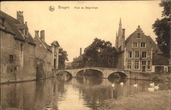 Bruges BRUGGE Belgie Pont du Beguinage