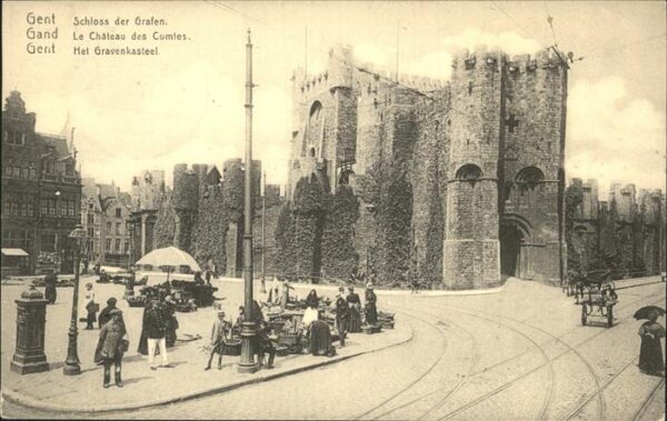 Gand Belgien Schloss der Grafen