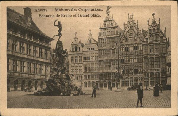 Anvers Antwerpen Maisons des Corporations Grand place Br