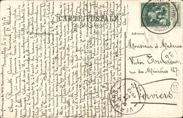 Gand Belgien Exposition Internationale 1913 Pavillon – Bild 2