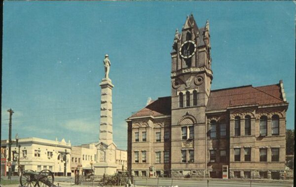 Anderson South Carolina Court House and Square Skulptur