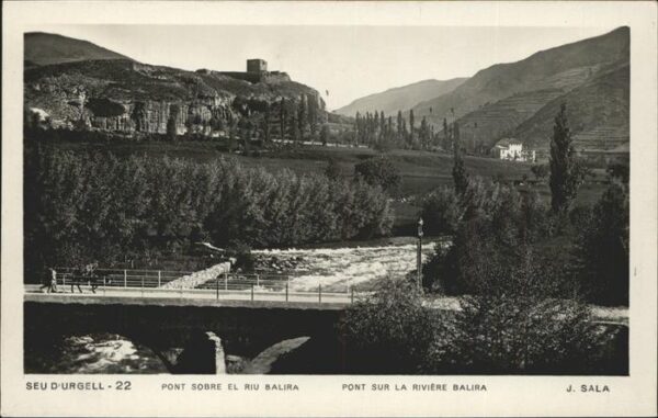 Urgell Cataluna Pont sobre el Riu Balira Brücke