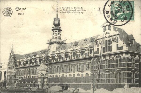 Gent Gand Flandre Le Pavillon de Hollande Exposition Inte