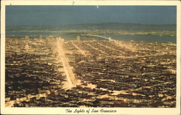 San Francisco California The Lights of San Francisco Golden Gate