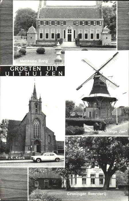 Uithuizen Menkema Borg Molen Jonge Jan Kerk Groni