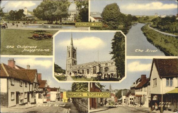 Bishops Stortford East Hertfordshire Childrens Playground Church Boars Head