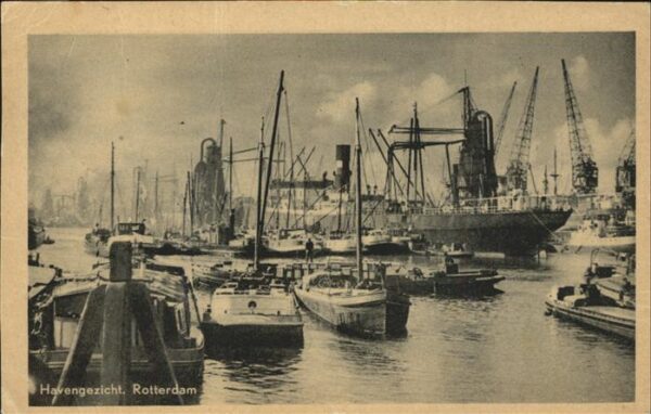 Rotterdam Havengezicht Hafen Schiff