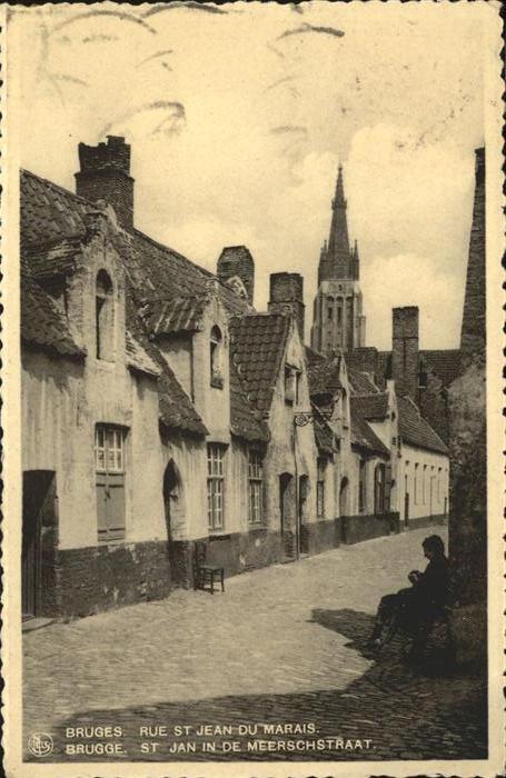 Bruges BRUGGE Belgie Rue St. Jean du Marais