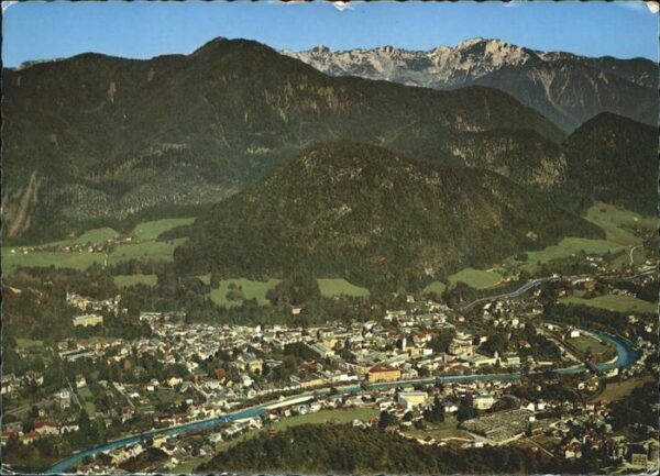 Bad Ischl Salzkammergut Panorama Blick auf Trauntal und Hölleng