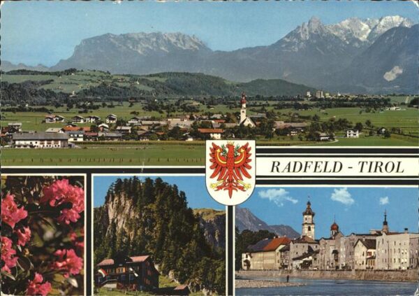 Radfeld Tirol Panorama Unterinntal Wappen Kirche Part