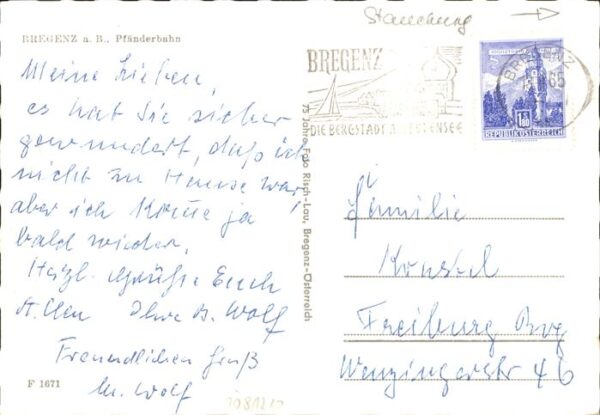 Bregenz Vorarlberg Pfänderbahn Bodensee Hafen Alpenblick – Bild 2