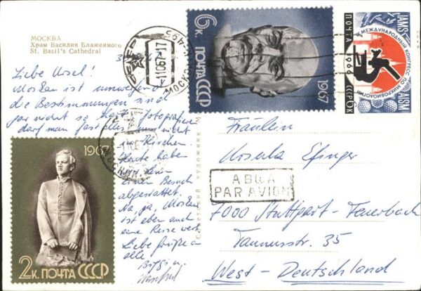 Moskau Moscou St. Basil_s Cathedral – Bild 2