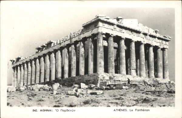 Athenes Athen Le Parthenon Ruine