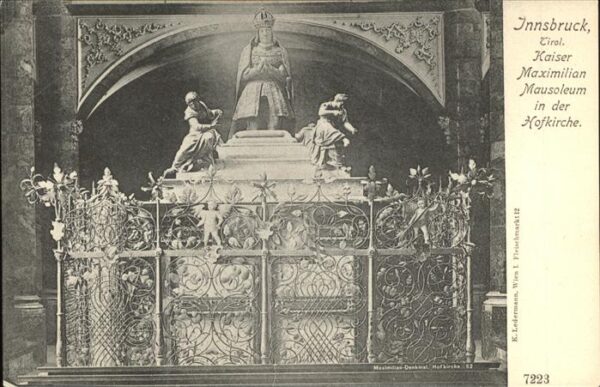 Innsbruck Kaiser Maximilian Mausoleum in der Hofk