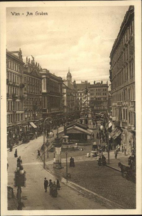 Wien Am Graben Brunnen