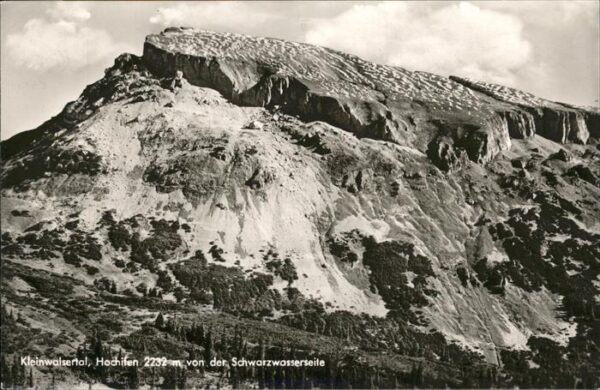 Mittelberg Kleinwalsertal Hochifen von Schwarzwasserseite