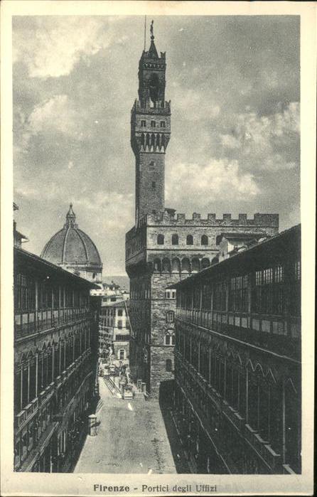 Firenze Florenz Portici degli Uffizi