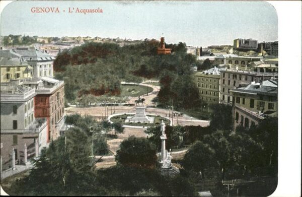 Genova Genua Liguria L Acquasola Denkmal