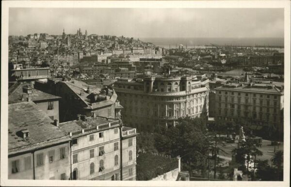 Genova Genua Liguria Panorama