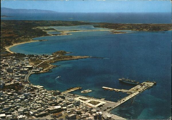 Naxos Hafen Fliegeraufnahme