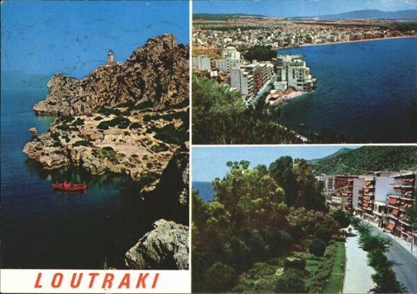 Loutraki Greece Panorama Küste