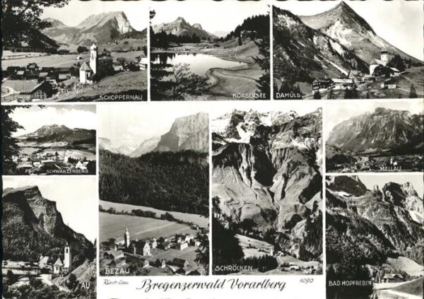 Bregenz Vorarlberg Bregenzer Wald Schoppernau Körbersee Da