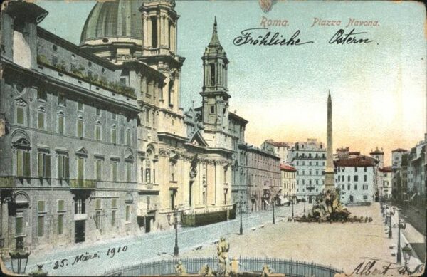 Rom Roma Piazza Navona Obelisk