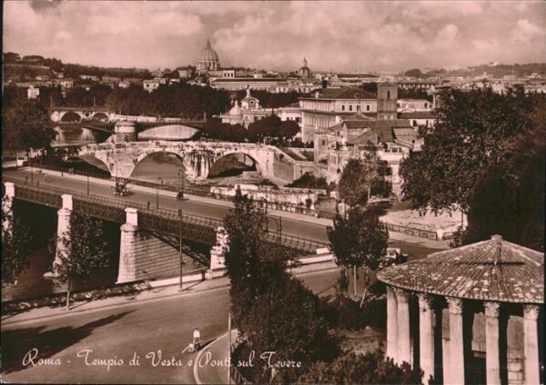 Rom Roma Tempio di Vesta e Ponti sul Tevere