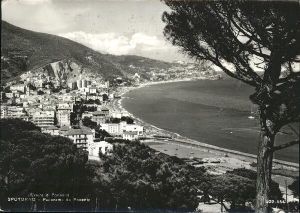 Spotorno Savona Liguria Panorama da Ponente