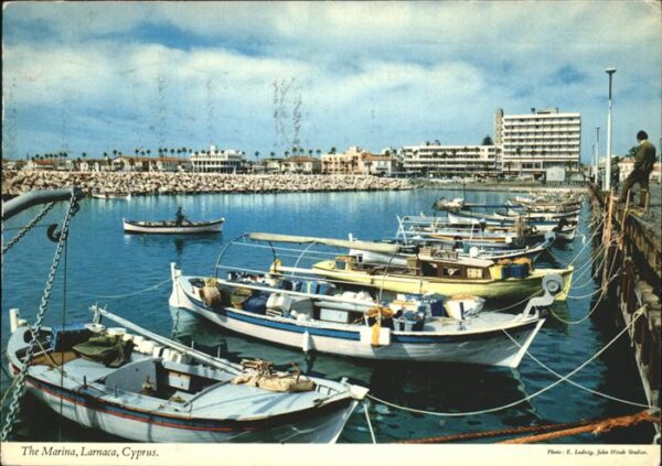 Larnaca The Marina Harbour fishing boat