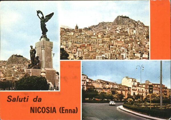 Nicosia Monumento ai Caduti Panorama Via Nazion