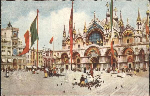 Venezia Venedig Chiesa di San Marco Torre dell'Orologio