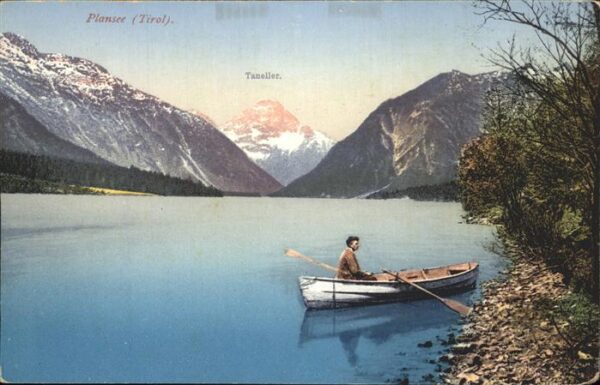 Breitenwang Tirol Plansee mit Thaneller Lechtaler Alpen